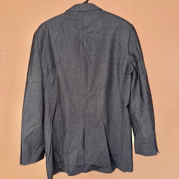 Brooks Brothers 346 Men's Wool Dark Gray Two Button Blazer Coat Sport Jacket 39R - Picture 10 of 10